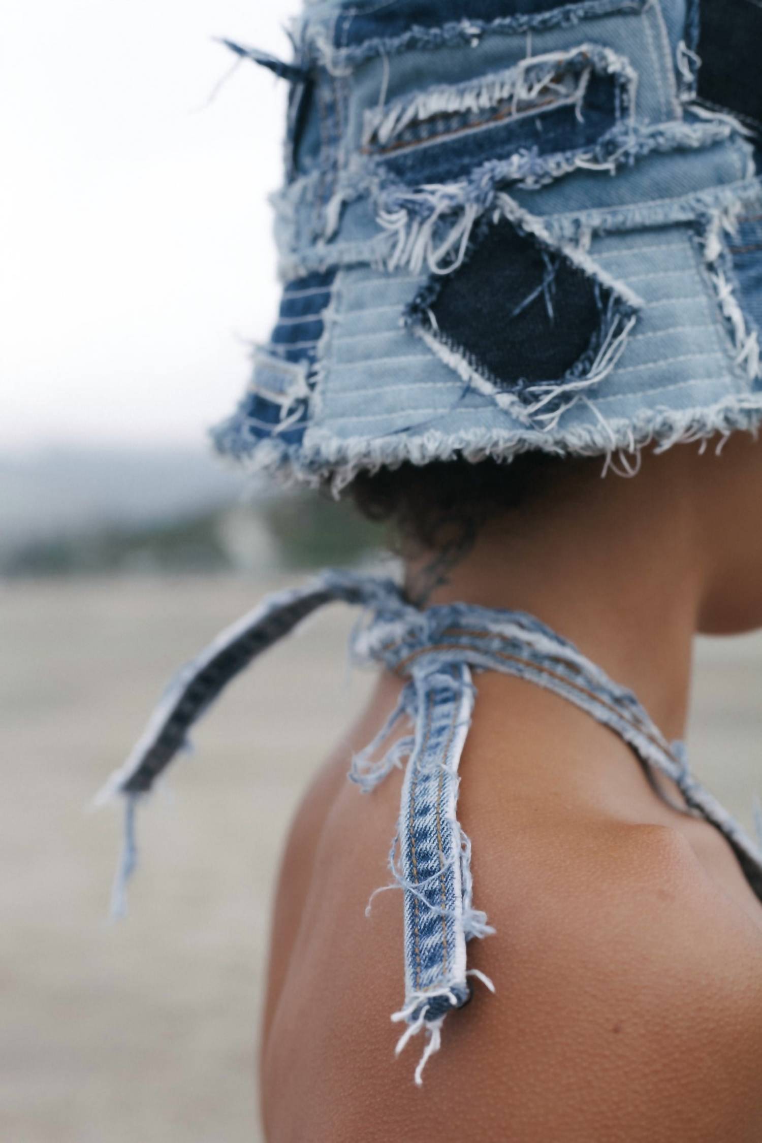 Knotwtr - Women's Denim Square Top