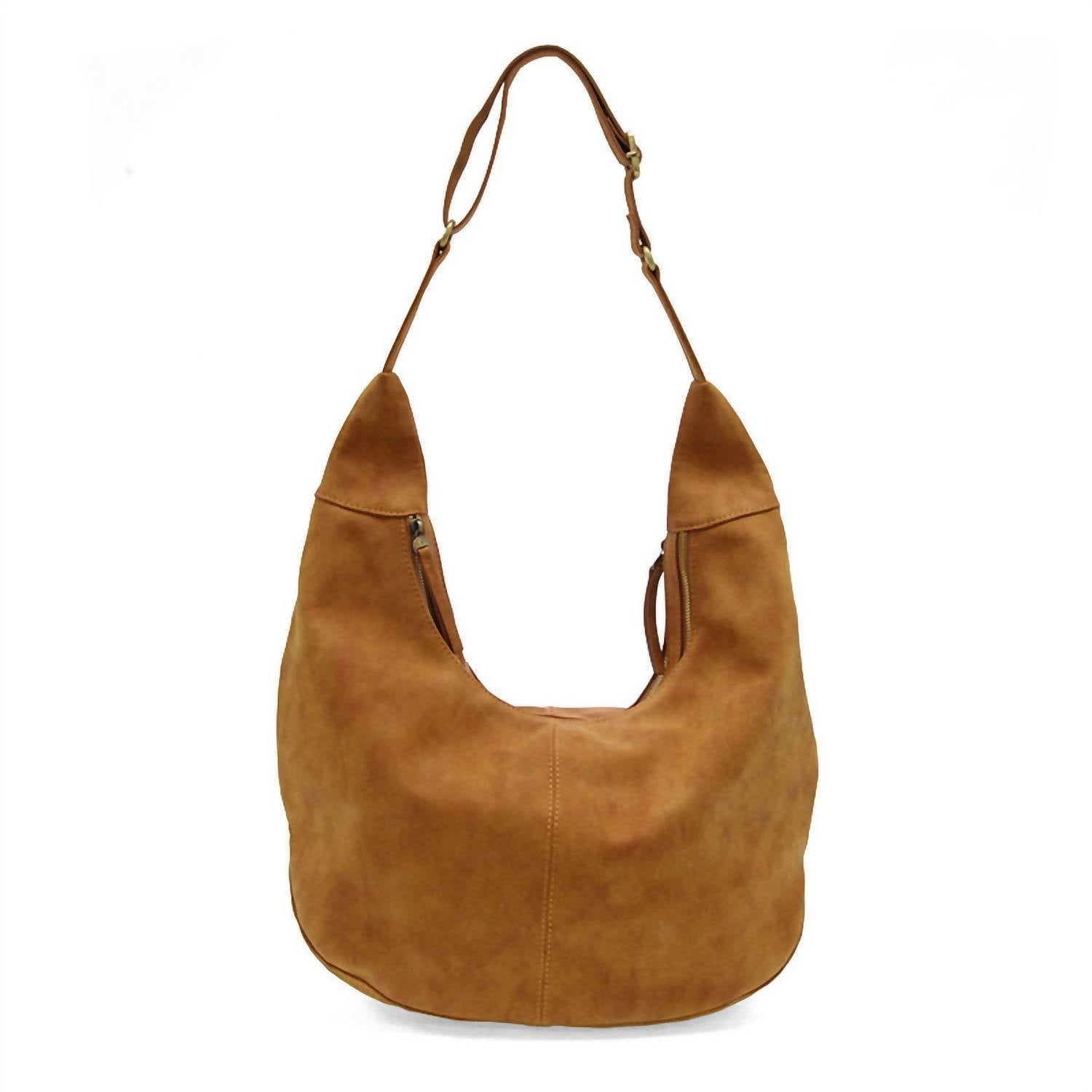 Joy Susan - Women's Rochelle Faux Suede Crescent Hobo Bag
