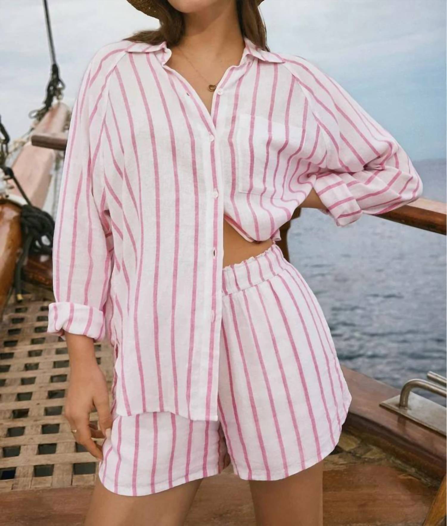 Z Supply - Perfect Linen Striped Top