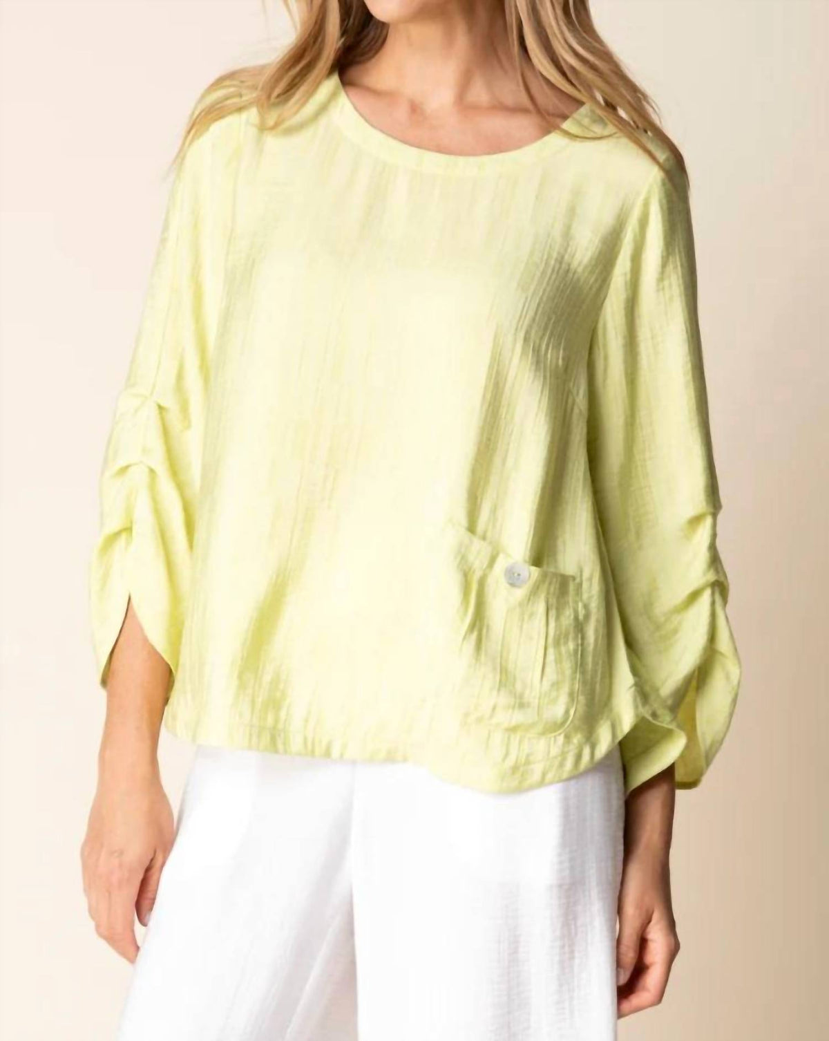 Habitat - Jacquard Pleat Pullover