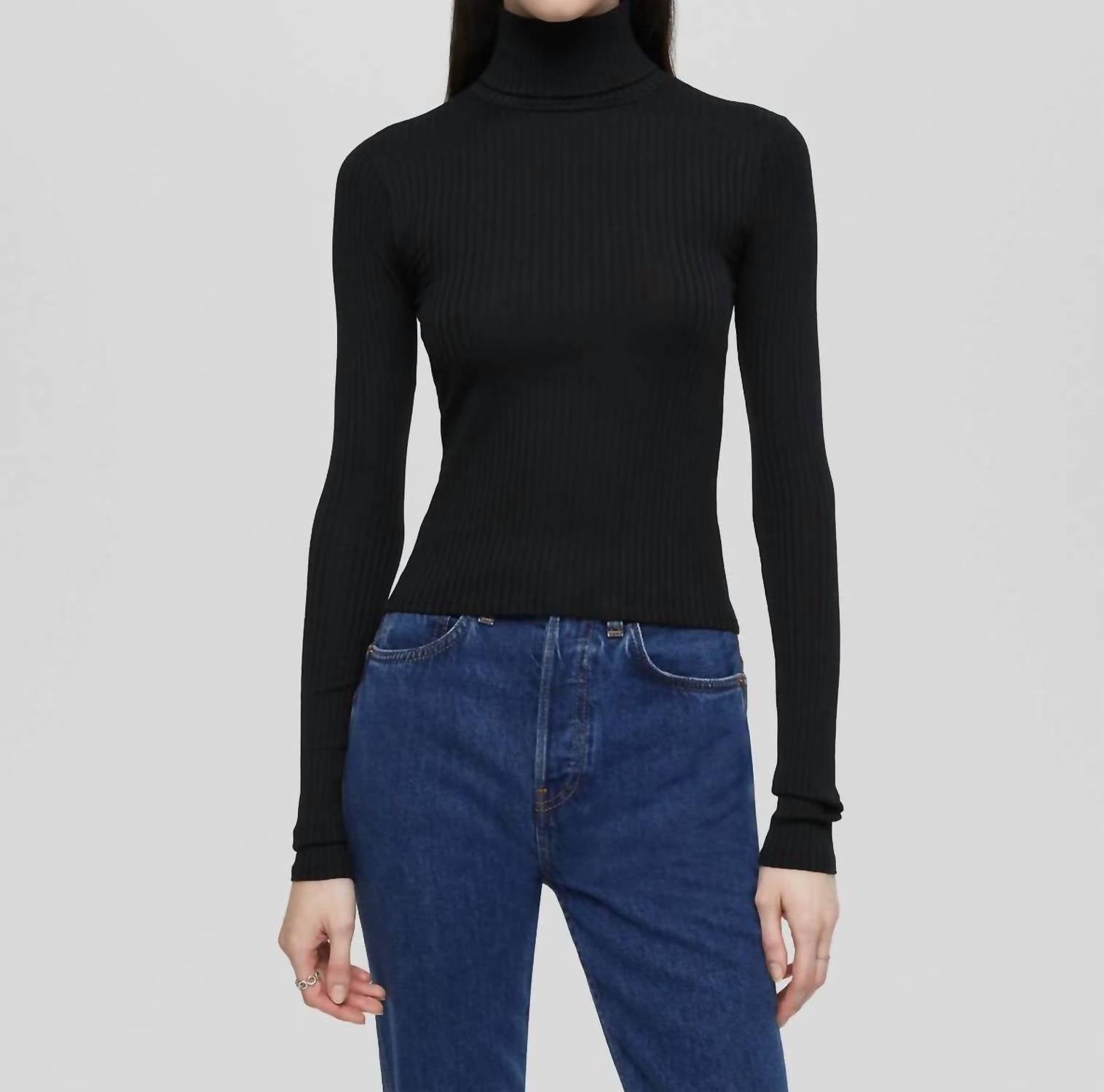 Re/Done - Hanes Ribbed Turtleneck Sweater
