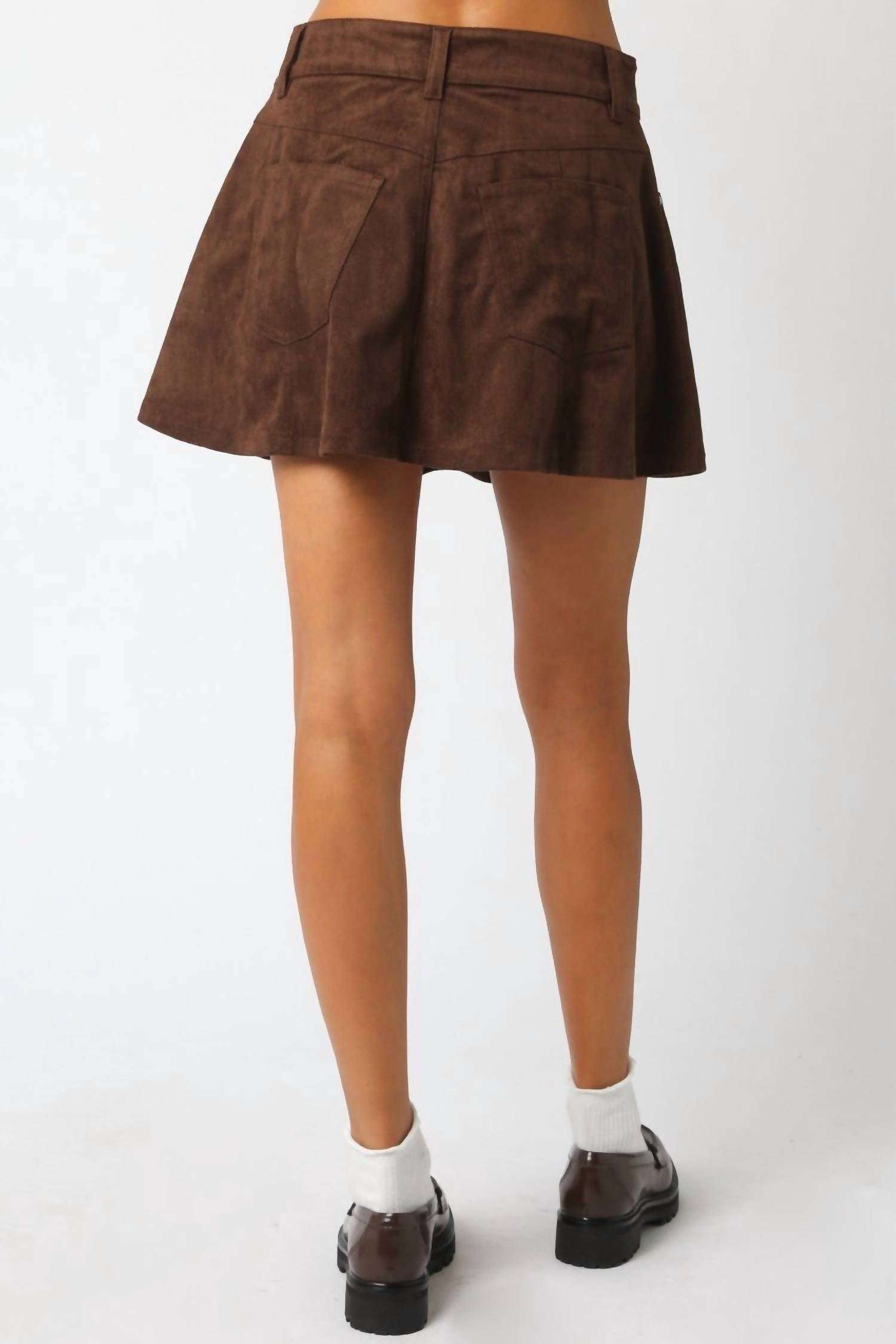 Olivaceous - Selah Mini Skirt