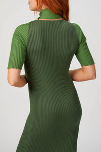 LOOP LAYERED KNIT DRESS