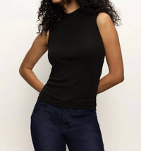 Sanctuary - Sleeveless Zip Mock Top