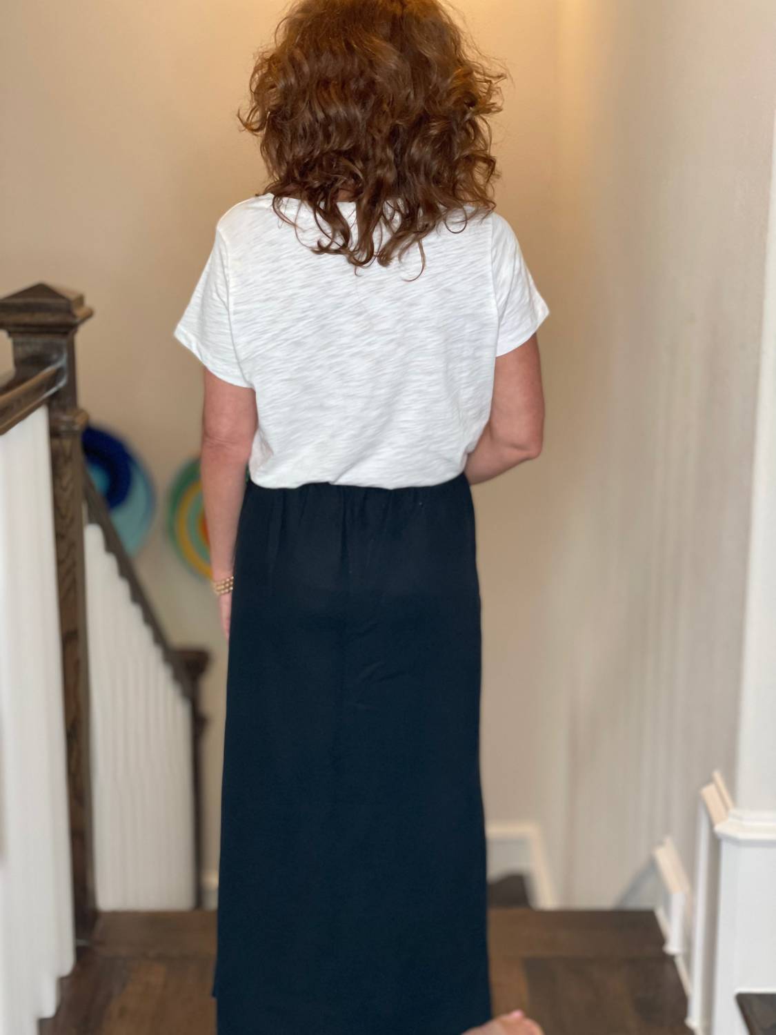 Pure Amici - Long Linen Skirt