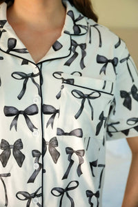 Jess Lea - Bow Pant Ruffle Pajama Set