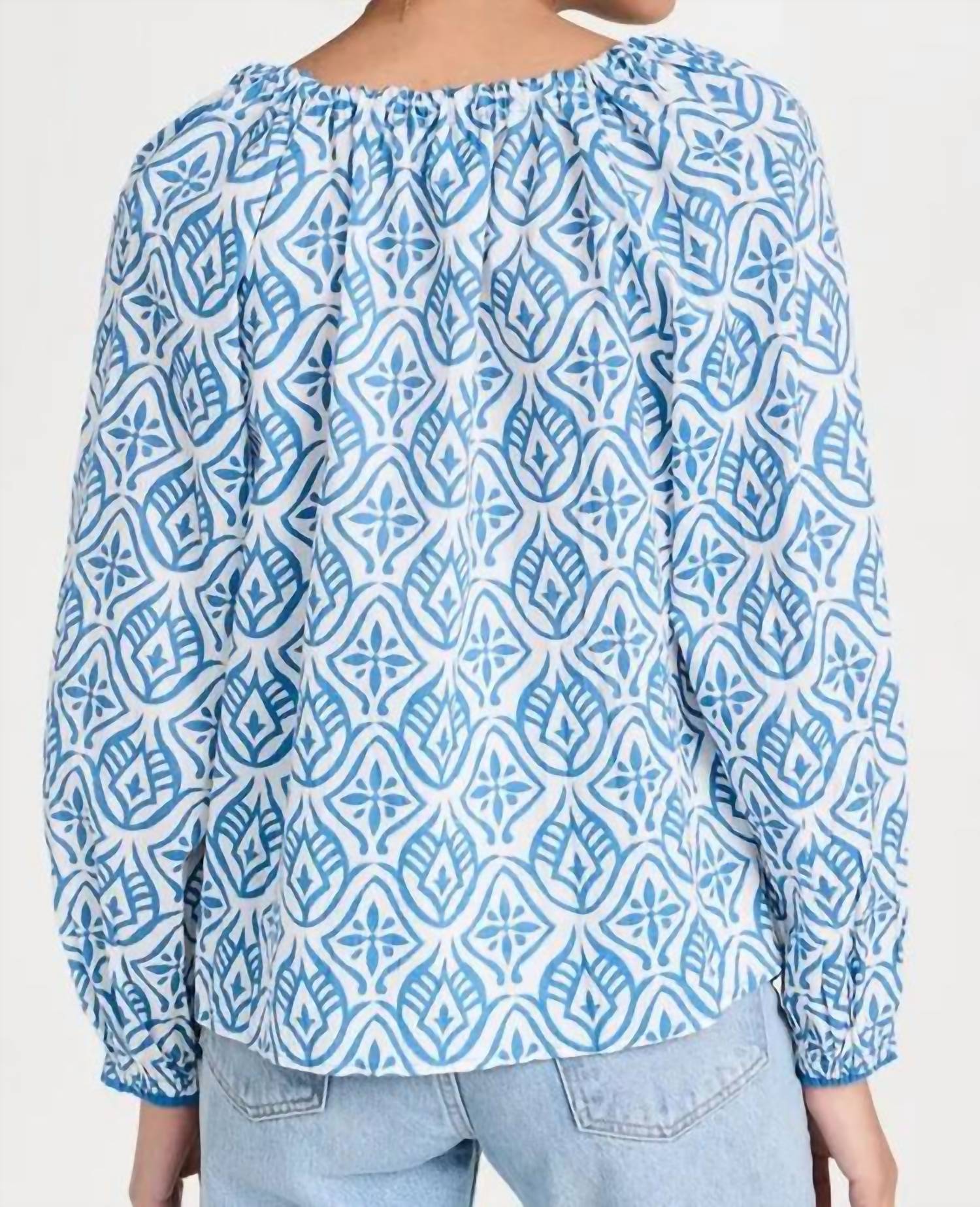 Velvet By Graham & Spencer - Marian Mosaic Print Blouse