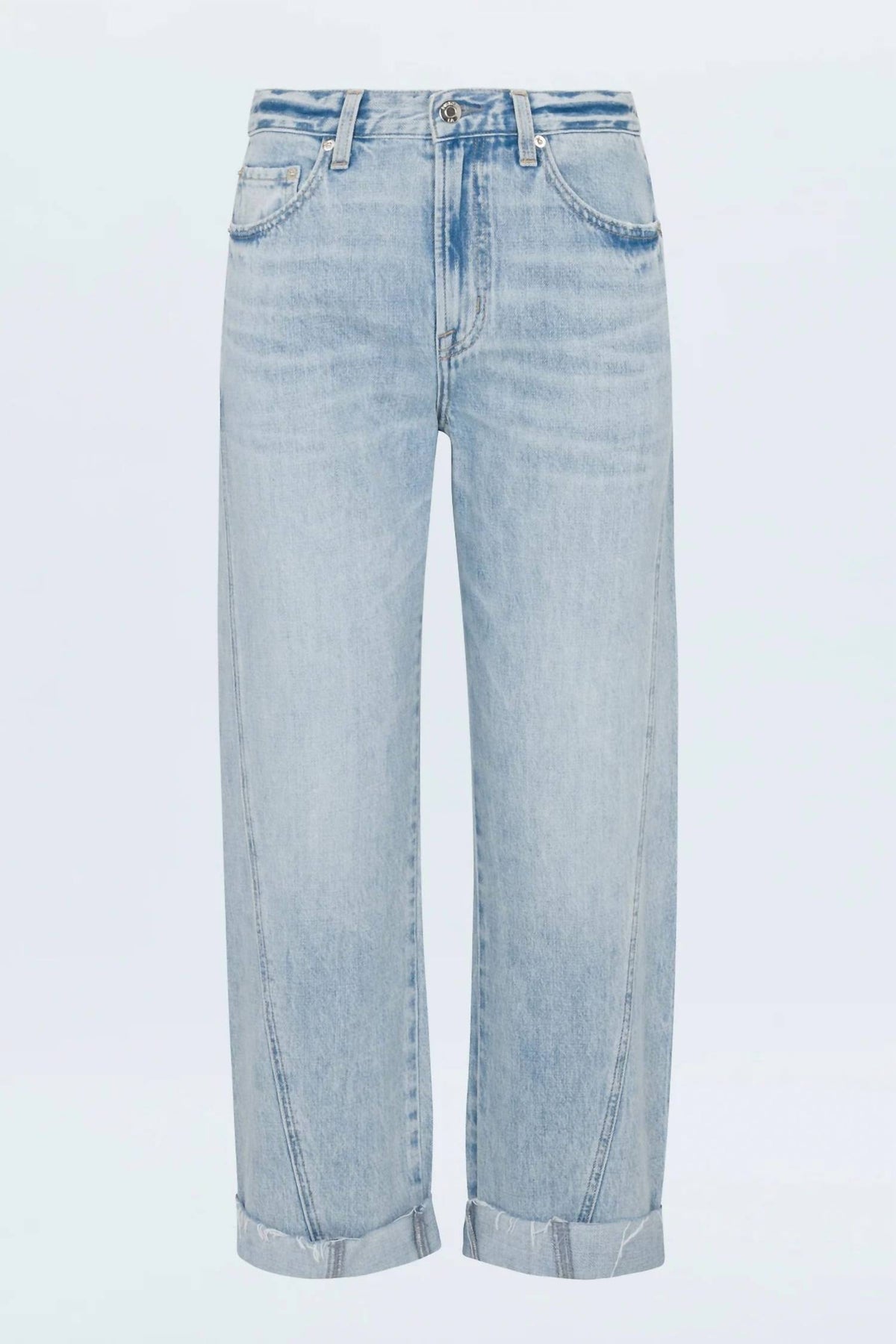 Pistola - Kacey Mid Rise Cuffed Boyfriend Jeans