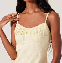Astr - Kaiya Jacquard Satin Midi Dress