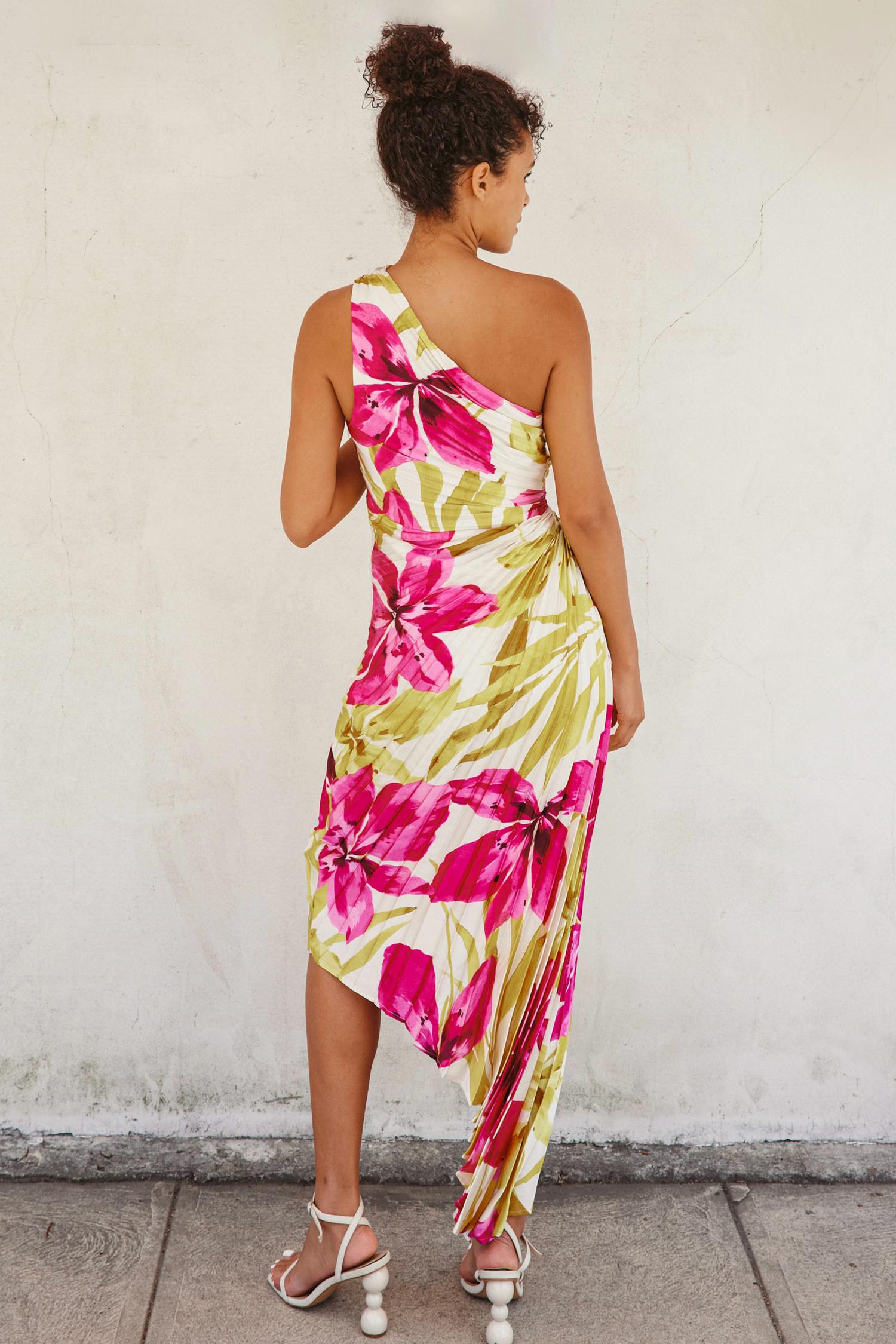 Vcb - Women's Honeysuckle One Shoulder Maxi Dress