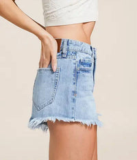 Hidden - Finn High Rise Jean Shorts
