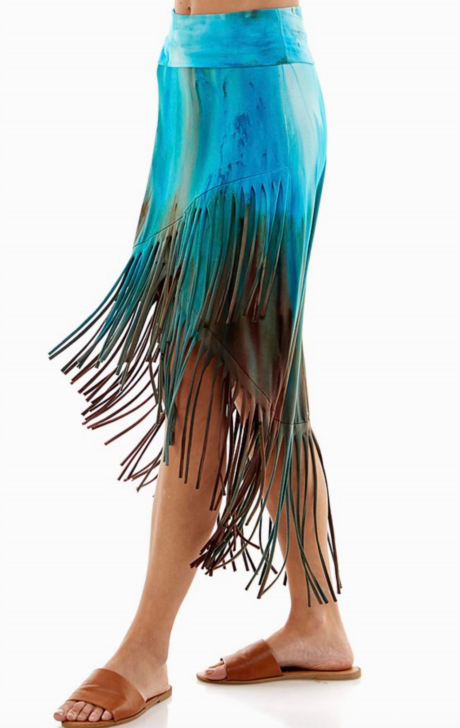 T-Party - Fringe High Low Skirt