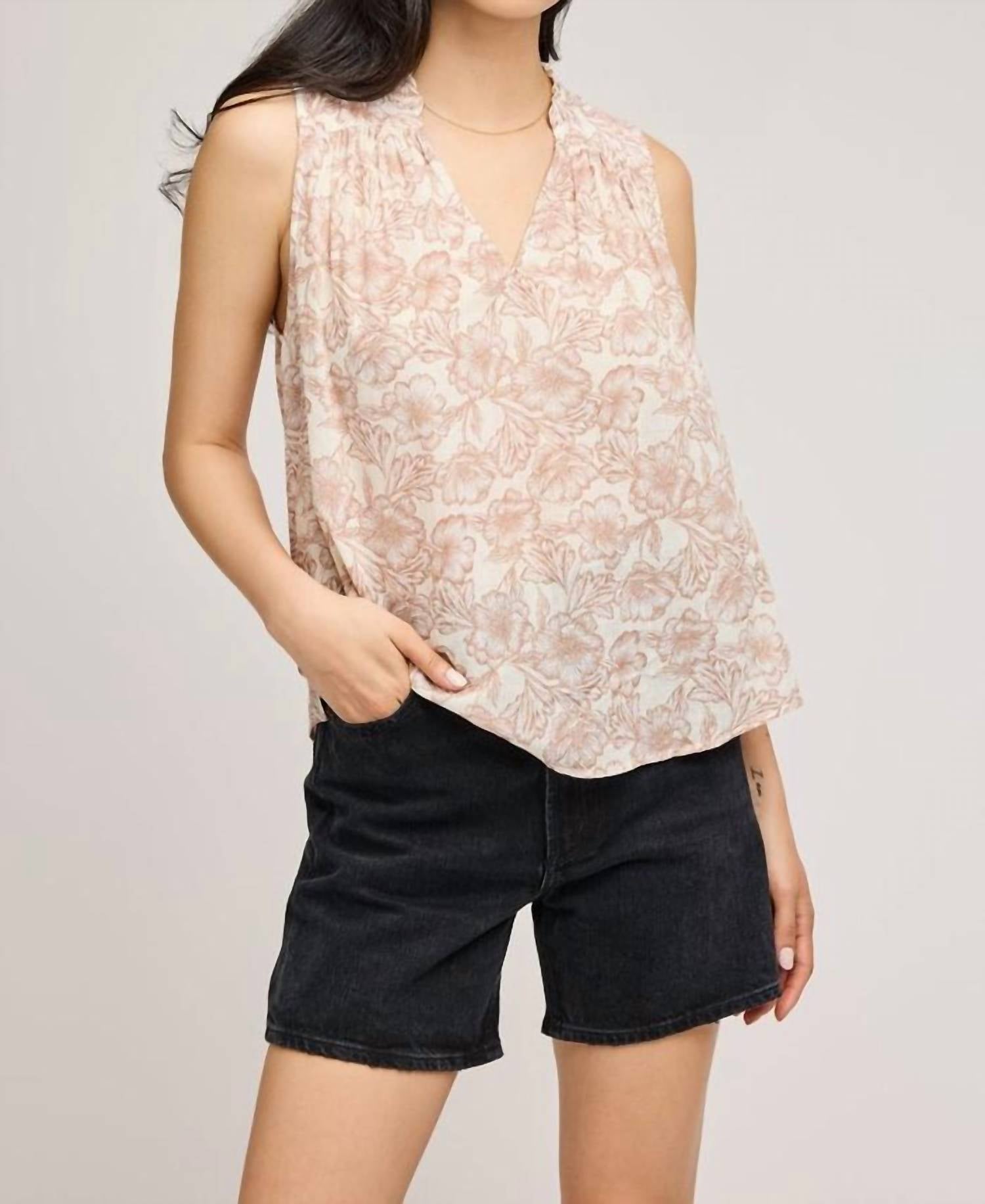 Gentle Fawn - Sofia Floral Sleeveless Top