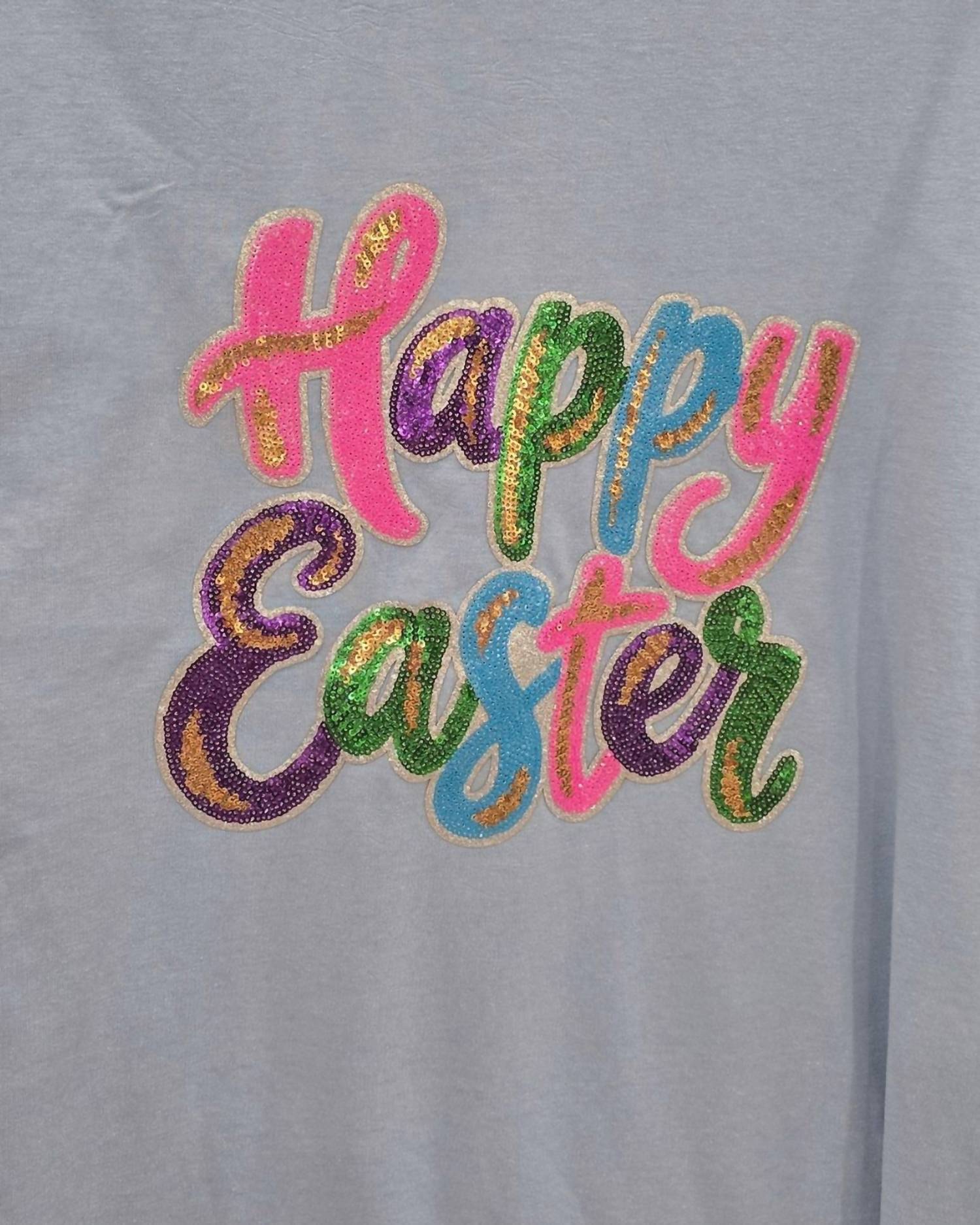 Anniston Collective - Women's Sparkling Happy Easter Tee - Plus
