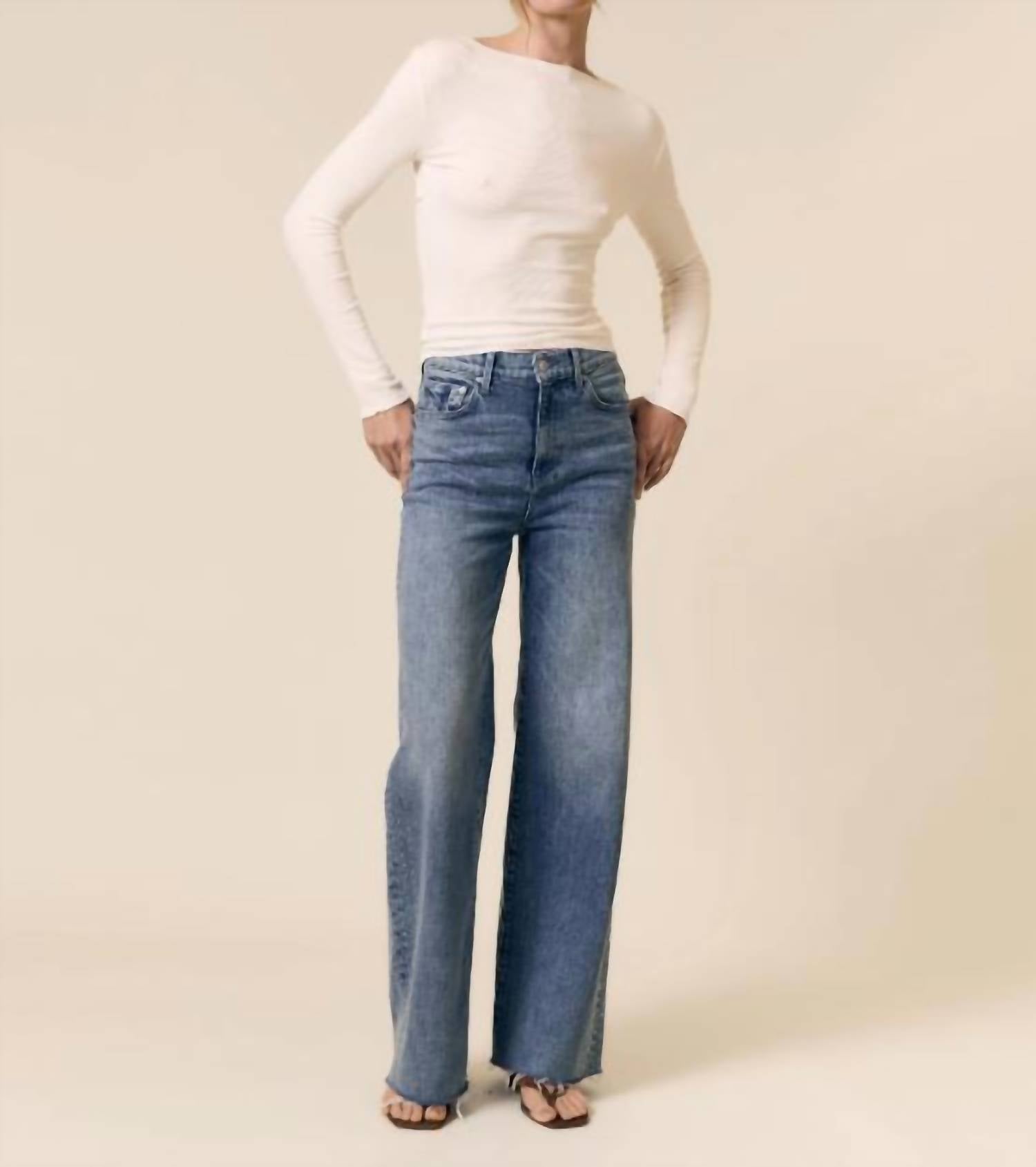 Le Jean - Column with Crystals Jean