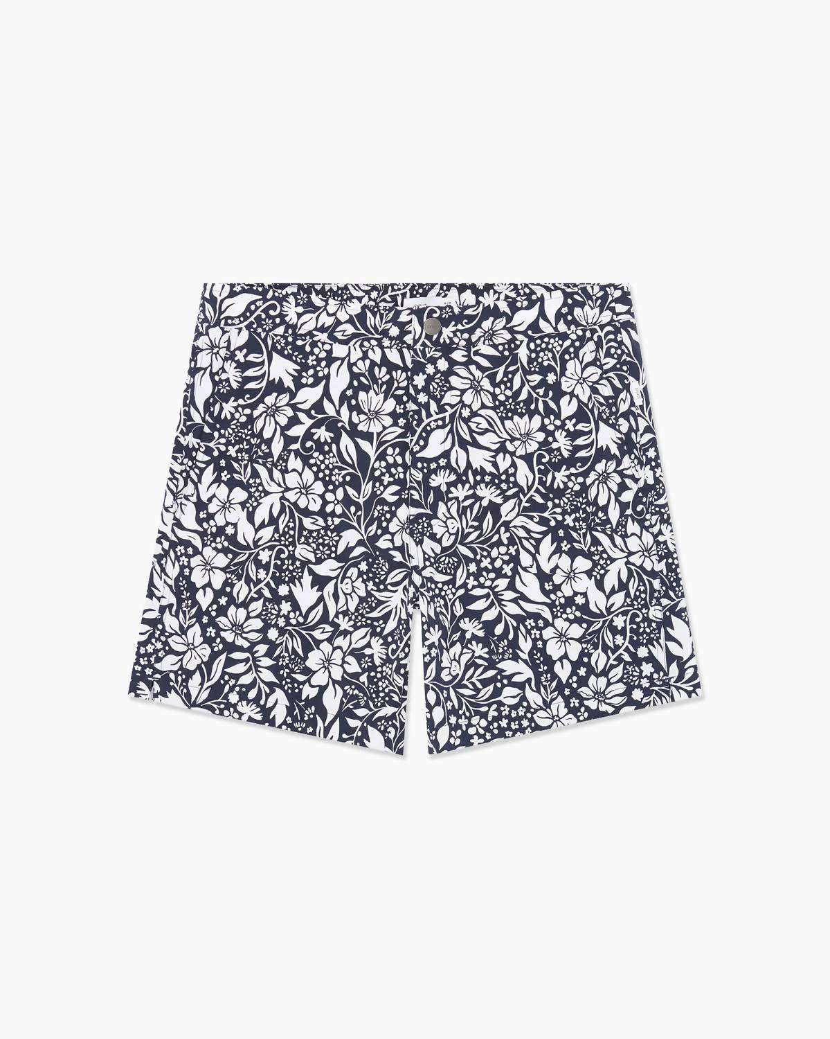 MEN ELASTIC CALDER 6" SWIM TRUNKS