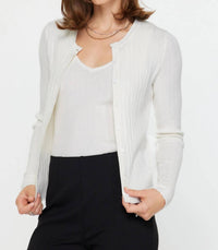 Current Air - Ribbed Tank & Cardigan Set