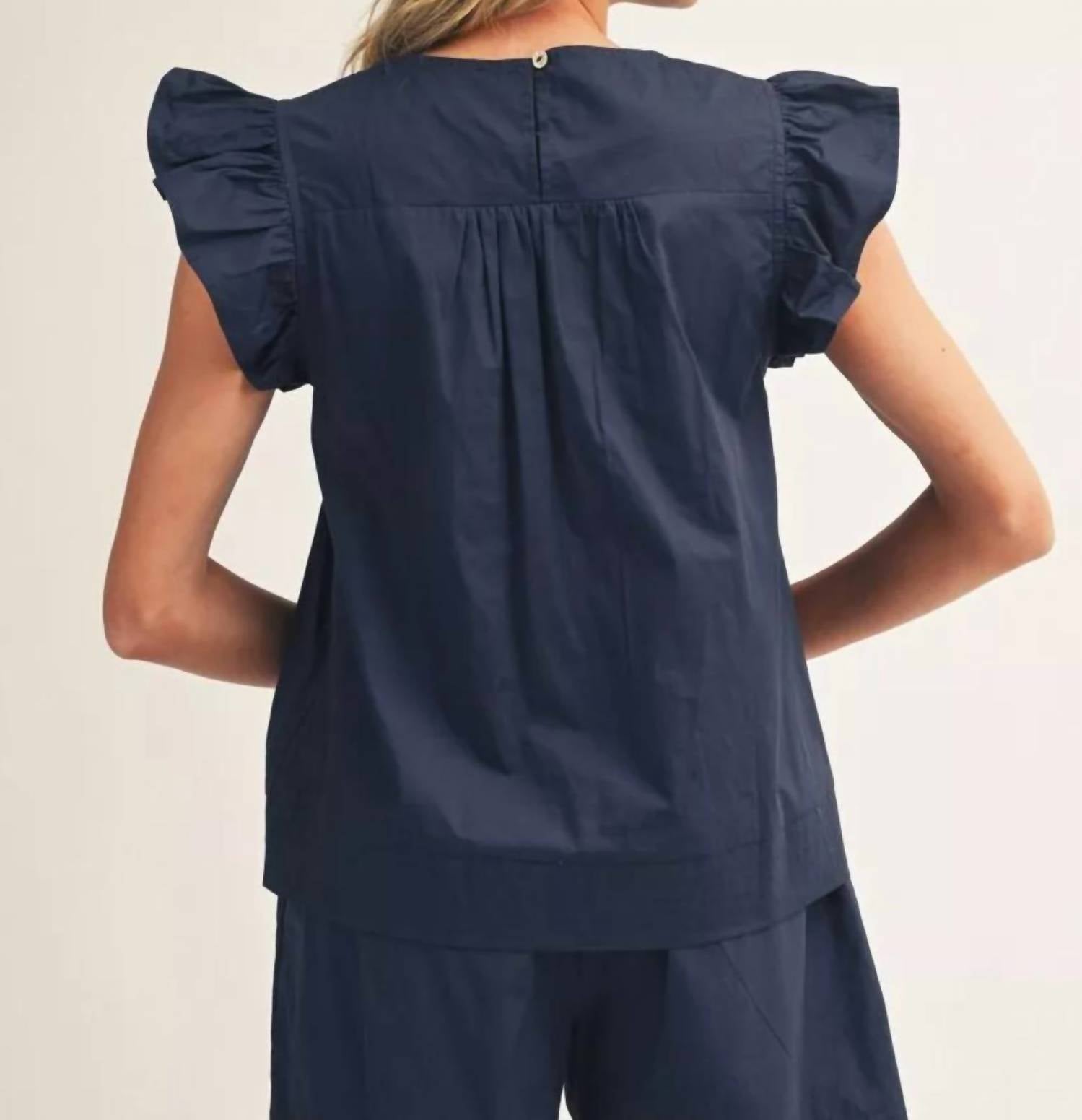 Jodifl - Ruffled Sleeves Top