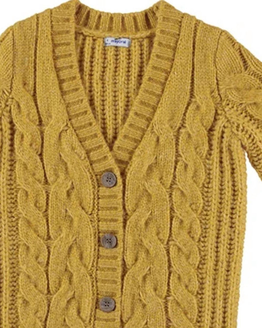 Mayoral - Girls' Cable Braided Cardigan