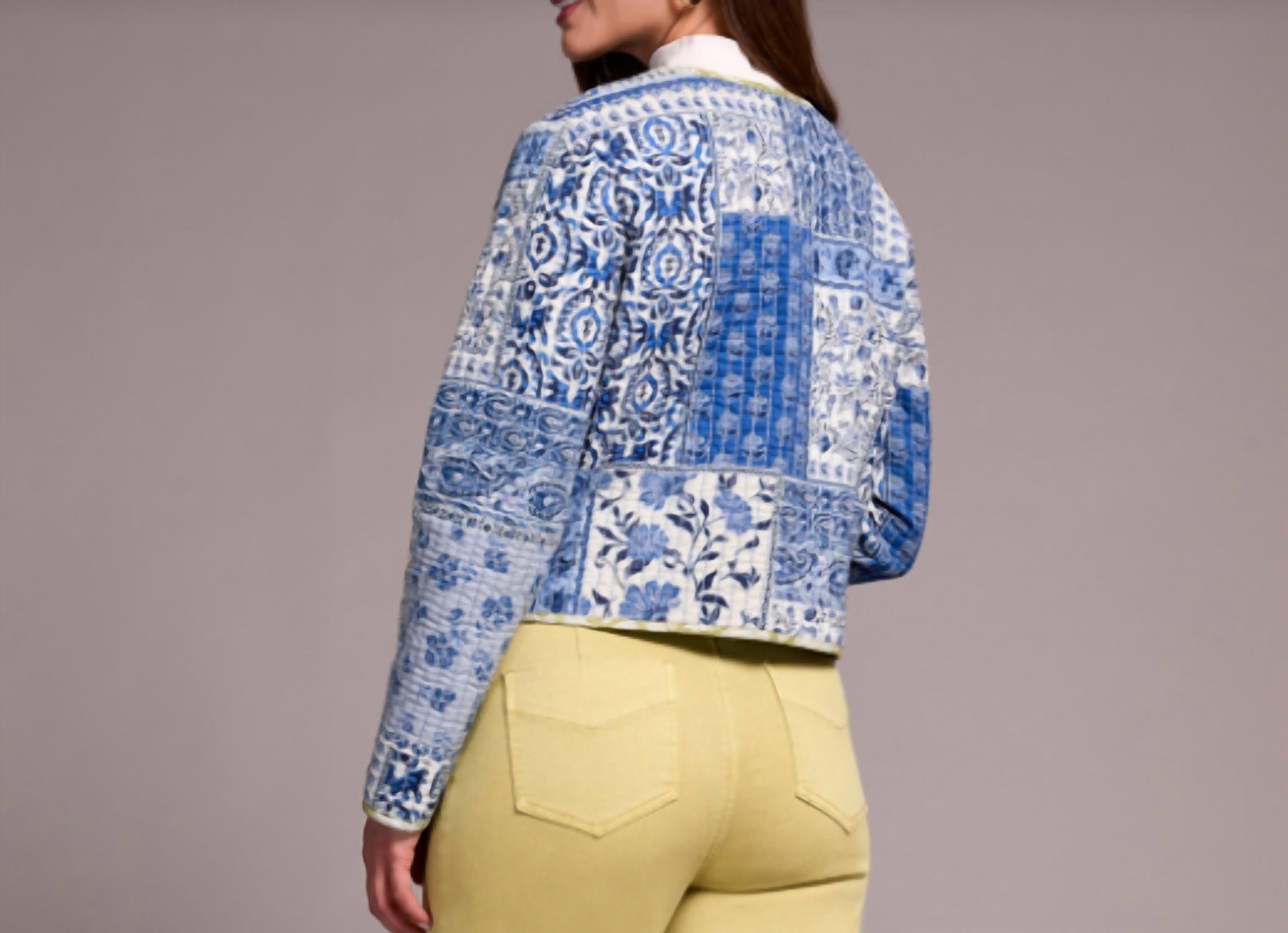 Tribal - Quilted Cotton Patchwork Reversible Jacket
