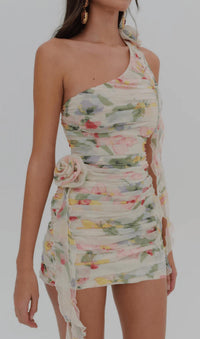 For Love & Lemons - Abby One Shoulder Mini Dress