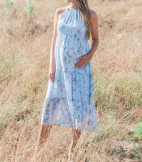 Liv Maternity - Floral Chiffon Dress
