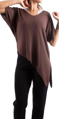 Gigi Moda - Venosa V-neck Dolman Sweater