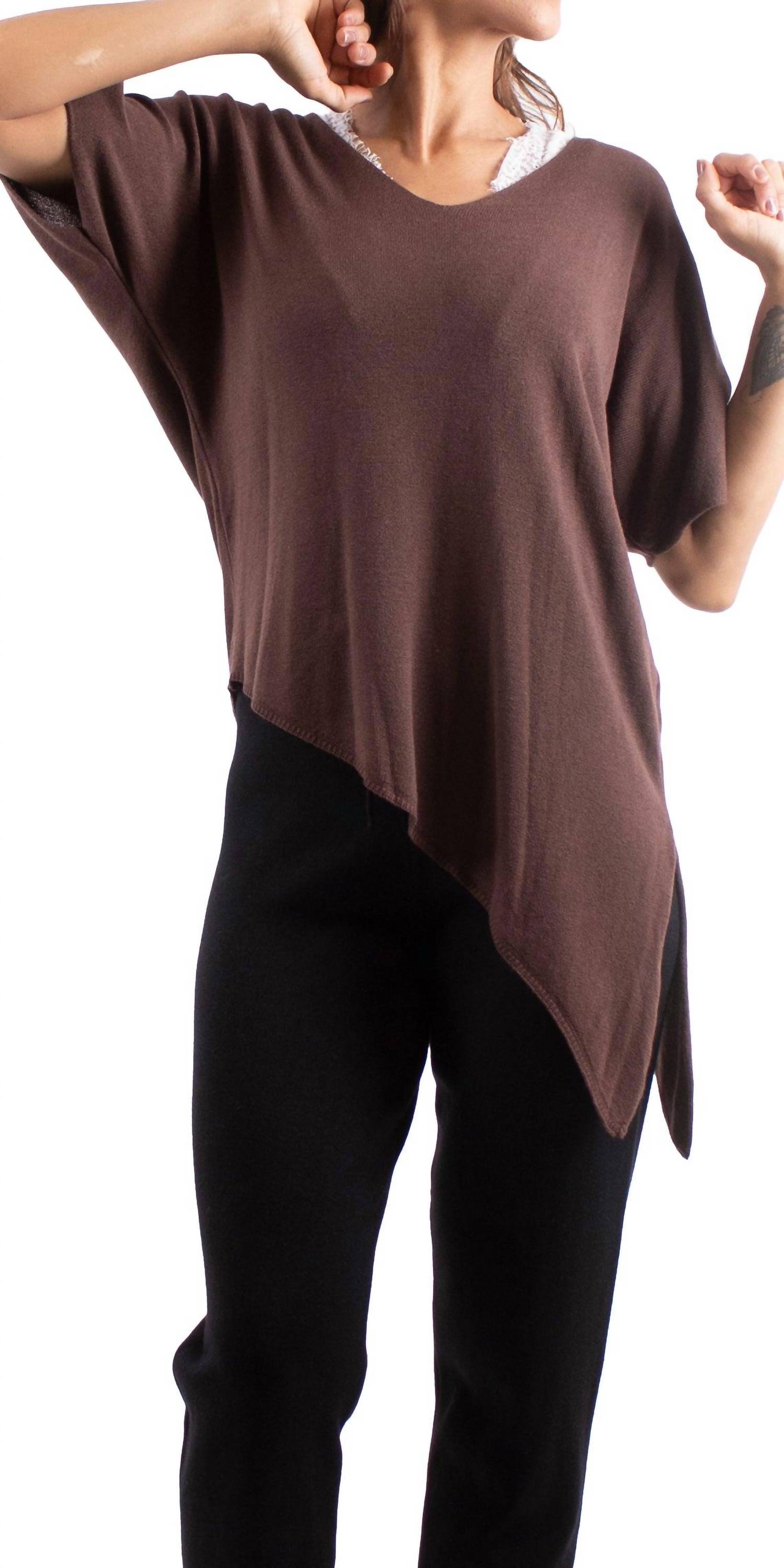 Gigi Moda - Venosa V-neck Dolman Sweater