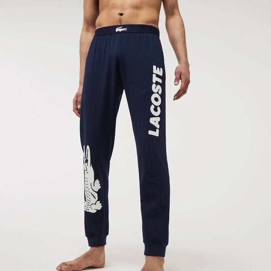 Lacoste - Crocodile Print Stretch Pajama Pants