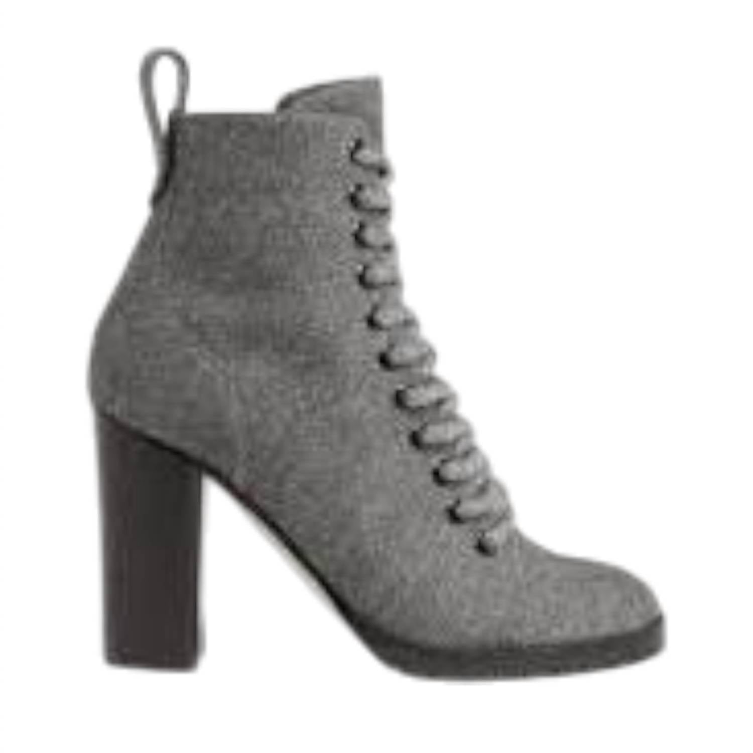 Jimmy Choo - Women's Cruz 95 Lace-up Felt Ankle Boots