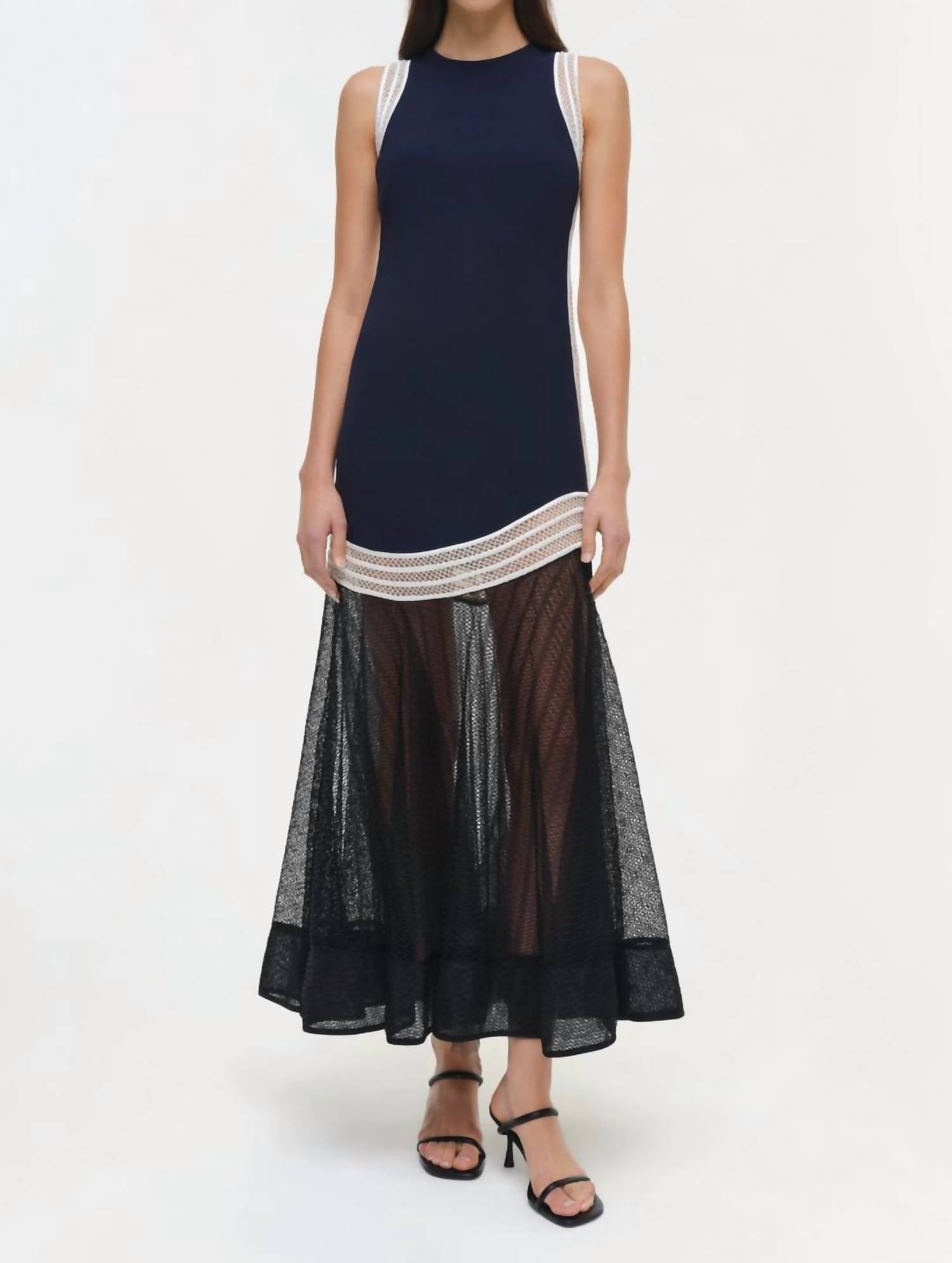 SIMKHAI Zakaria Dress in midnight multi - women's dress