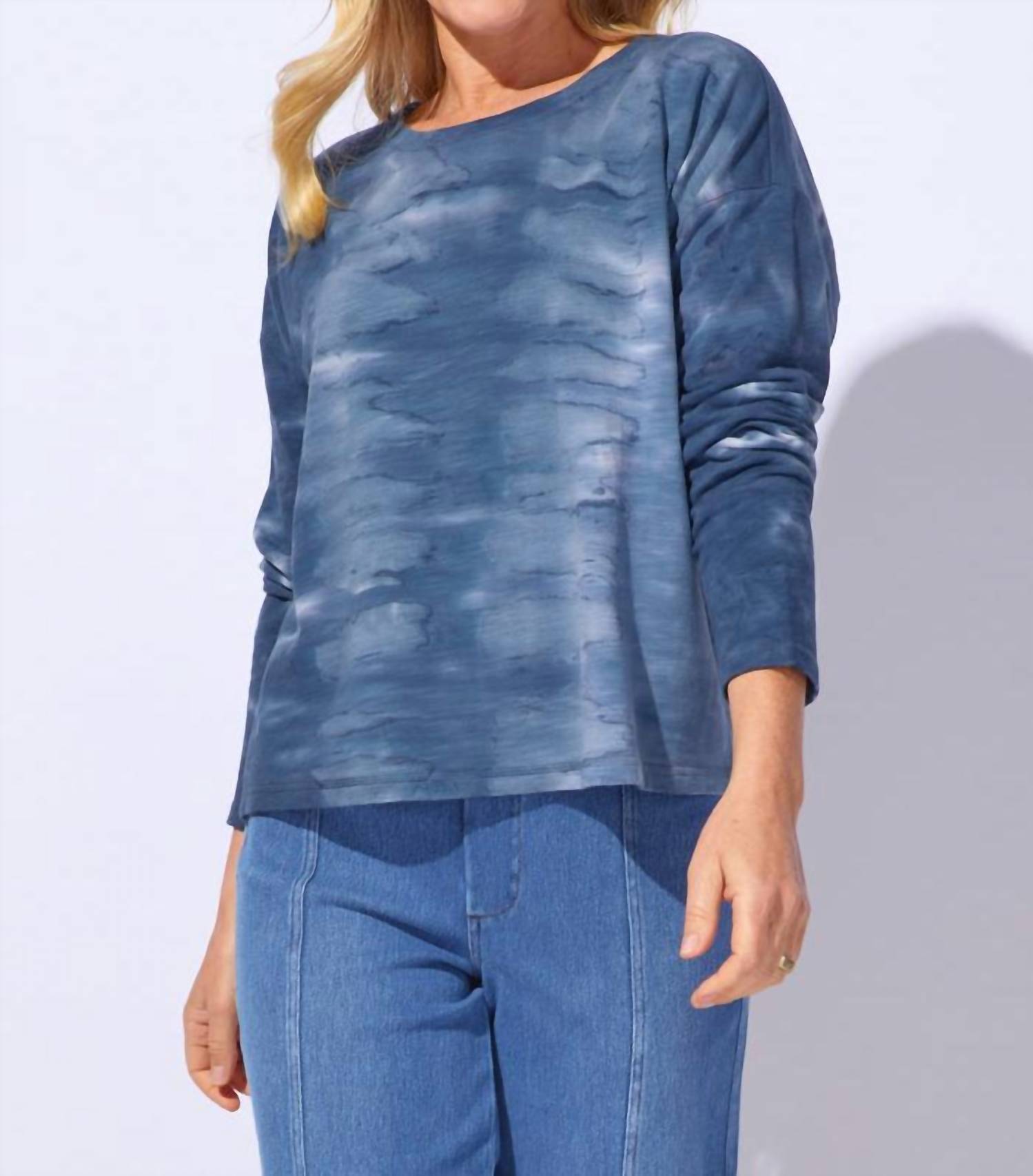 Escape By Habitat - River Dyed Modal Spandex Sunset Pullover