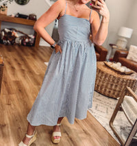 Hyfve - A Charming Striped Midi Dress