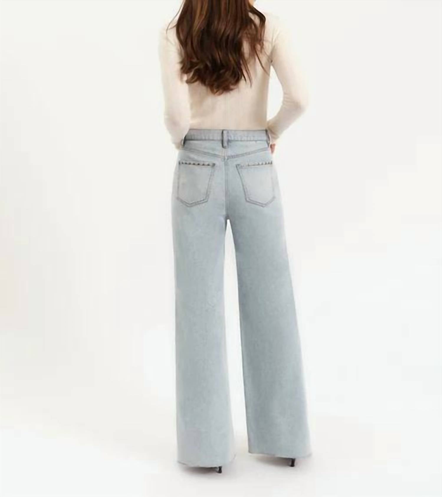 Daze - Far Out Highrise Wide Leg Jeans