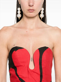 Cala de la Cruz Jolie Dress in camellia black - women's dress - view 4