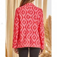 Andree By Unit - Fun Patterned Blazer - Plus
