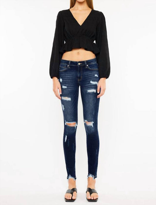 Cora Mid Rise Super Skinny Jean