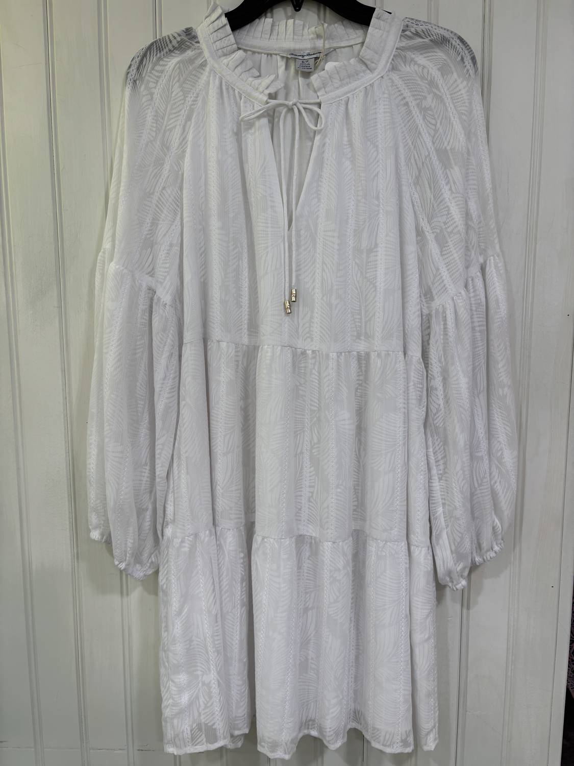 Tommy Bahama - Women's Illusion Frond Long Sleeve Short Dress