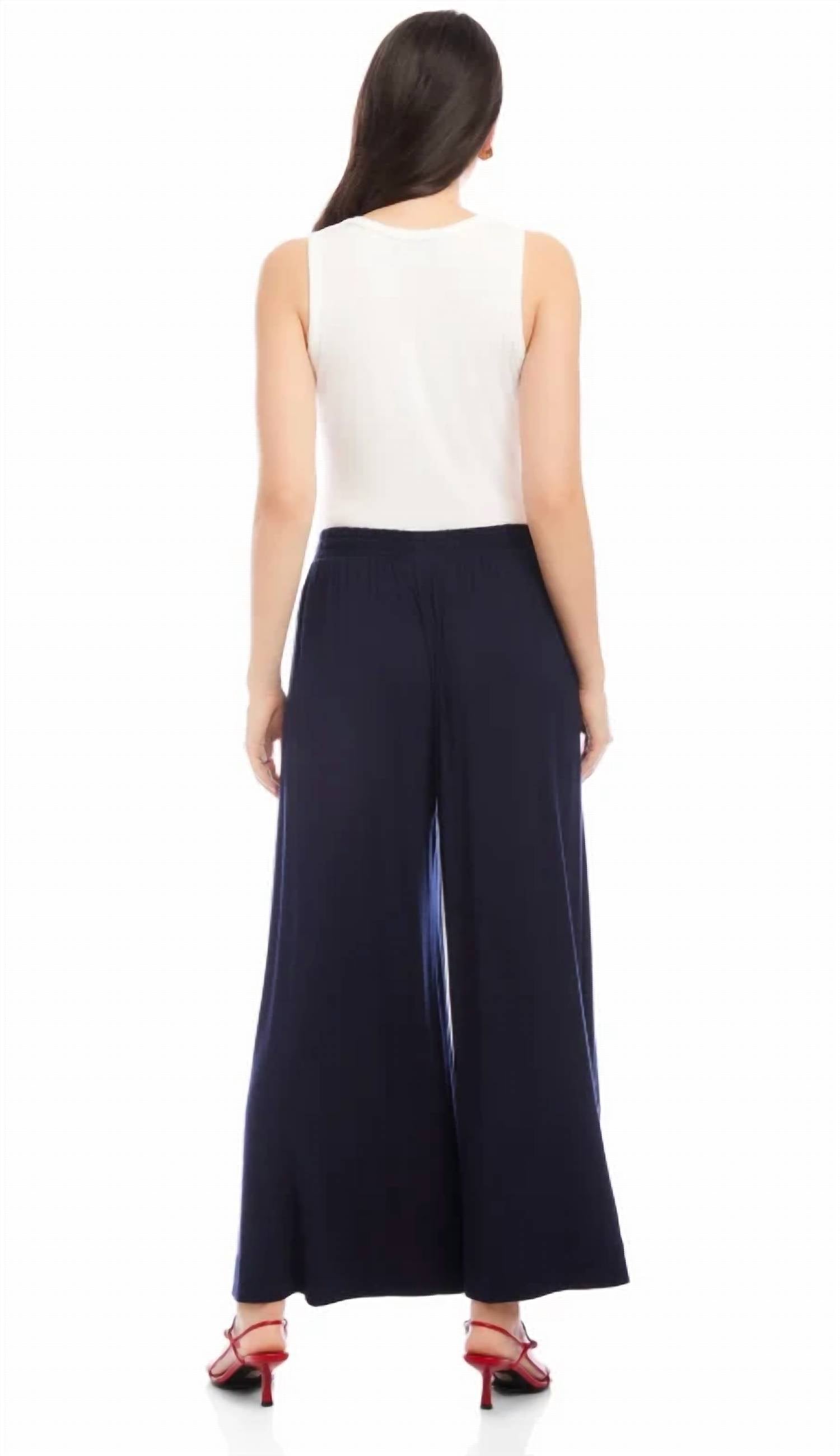 Fifteen Twenty - Shilo Wide Leg Ankle Pants