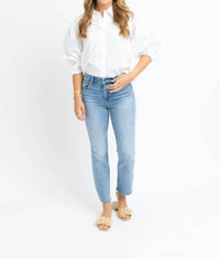 Karlie - Women's Solid Poplin Top