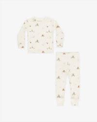 Rylee + Cru - Kid's Long Sleeve Organic Presents Pajama Set