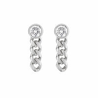 No Whining Designing - Women's Waterproof Stud Chain Dangle Earrings