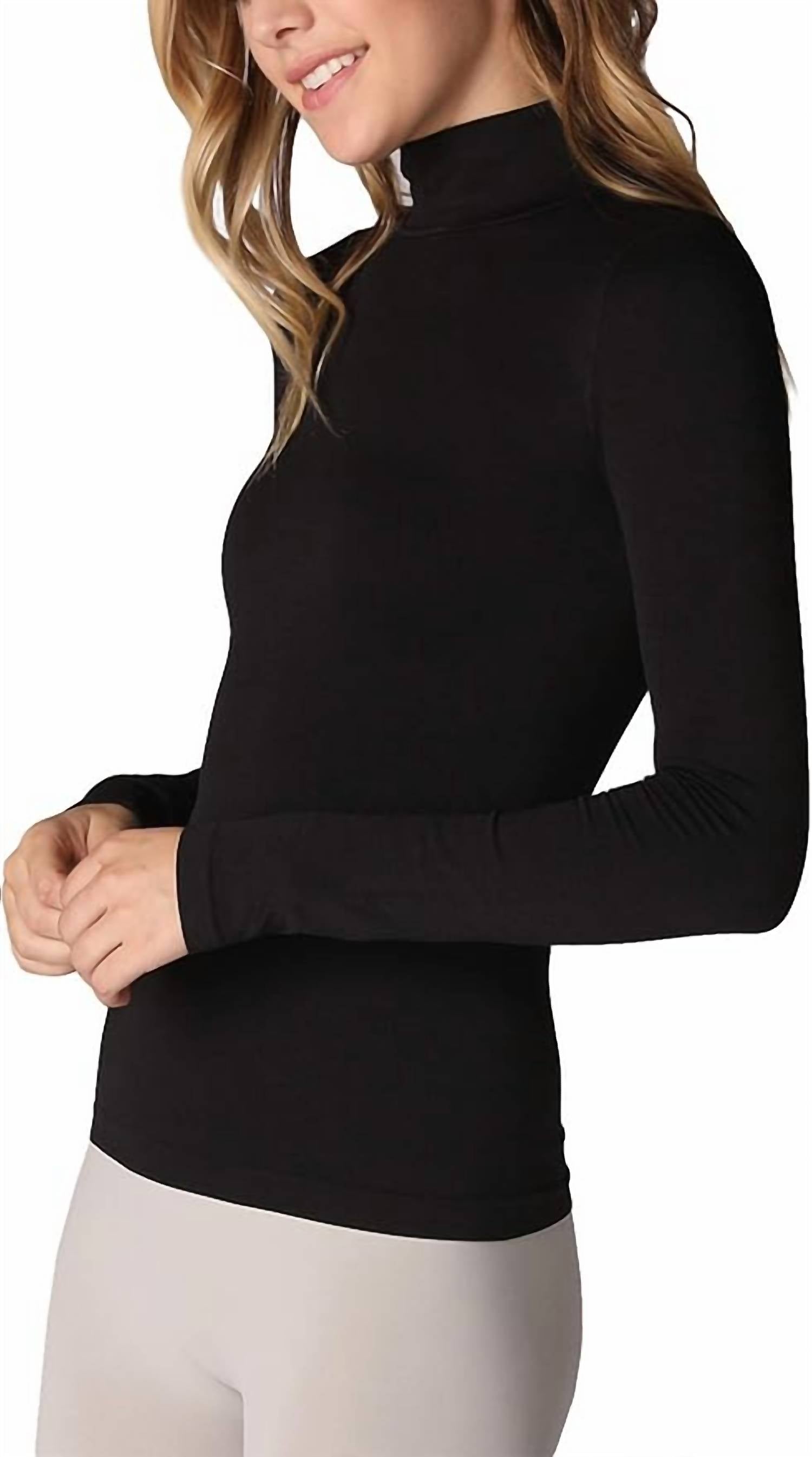 Nikibiki - Long Sleeve Turtleneck Top