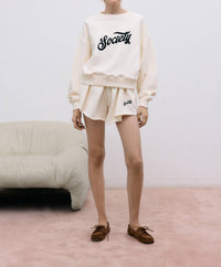 The New Society Mazrus Sweatshirt in white - women's top