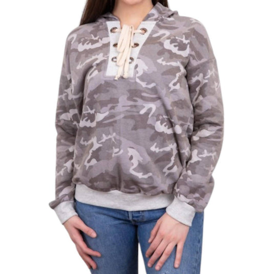 Honeyme - Camo Hoodie