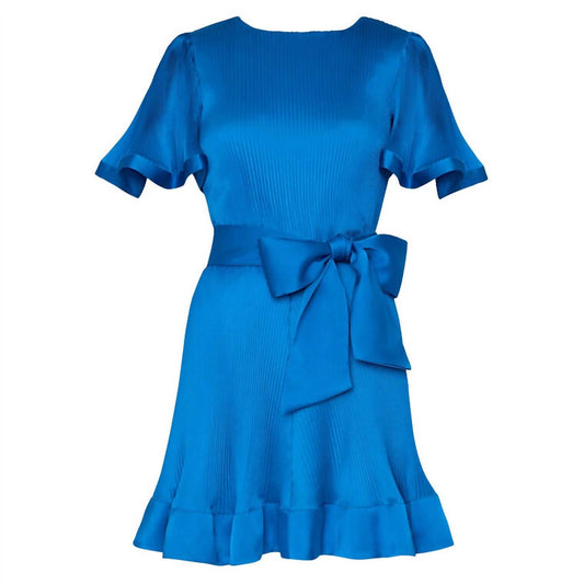 Milly - Lumi Satin Pleated Dress