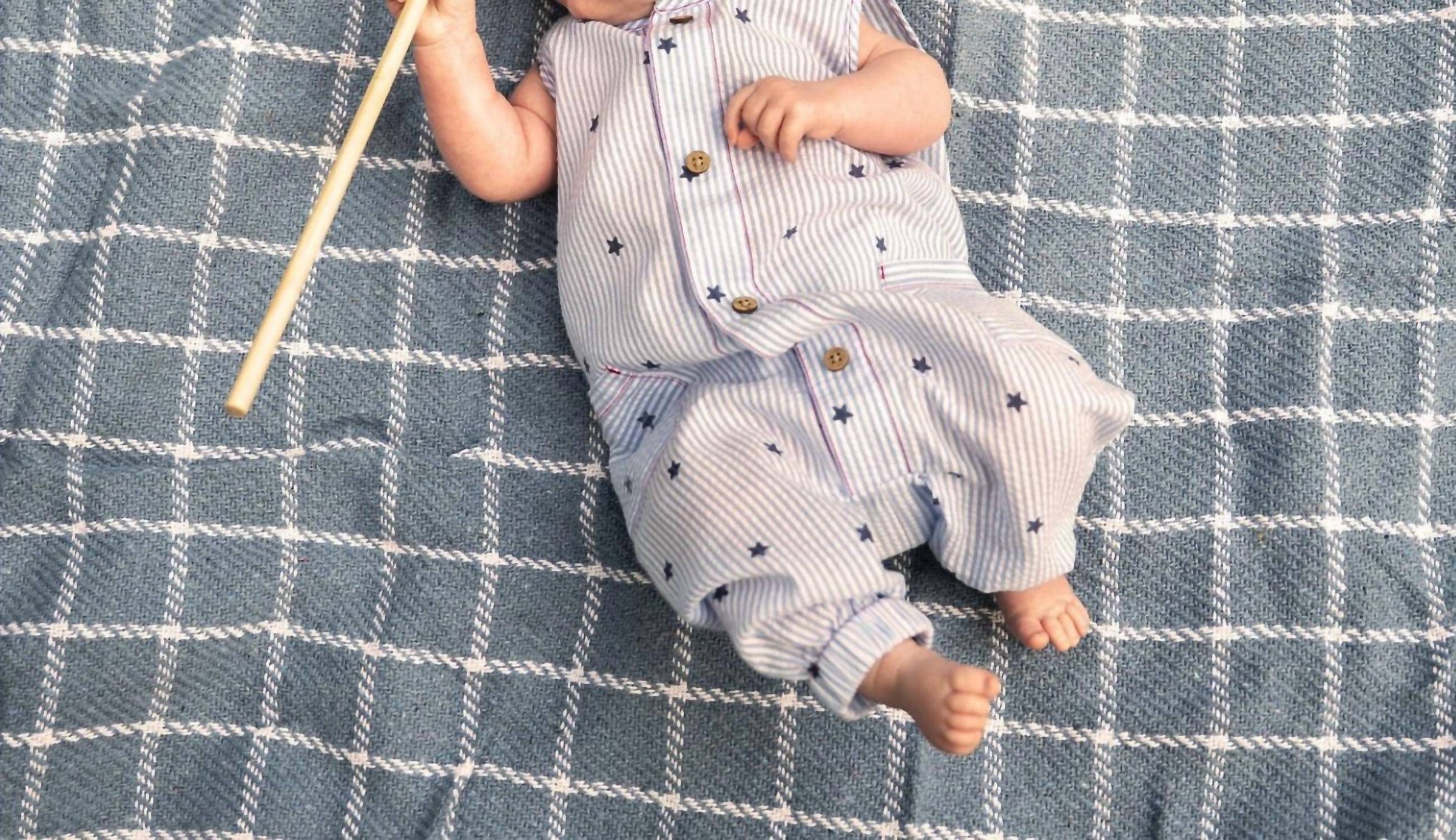 Magnetic Me - Star N Stripes Sleeveless Romper