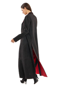 Adore - Cut Vegan Suede Outer Coat