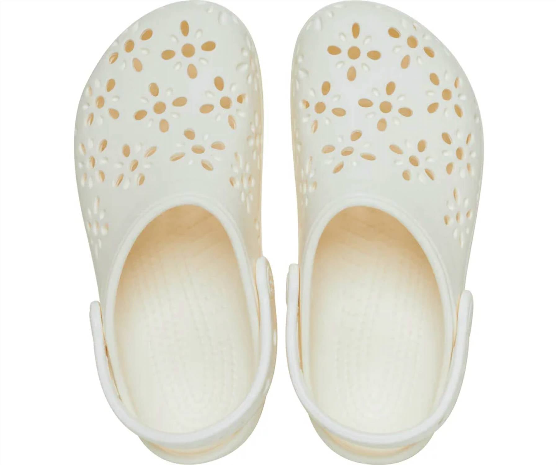 Crocs - Women's Classic Floral Cut Out Clog