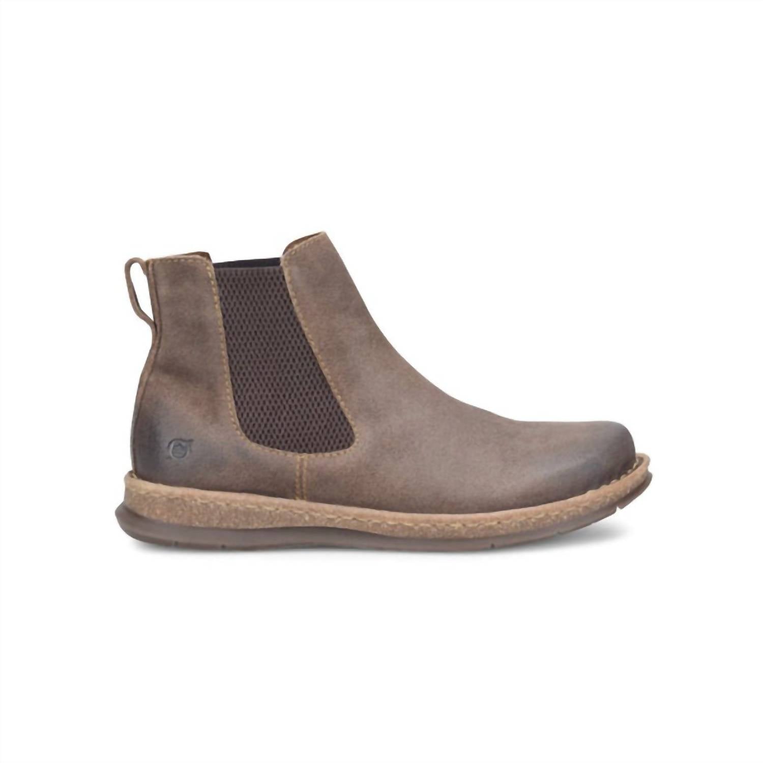 Born Men's Brody Chelsea Boot in taupe - men's boots